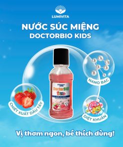 Bộ sản phẩm hỗ trợ phòng ngừa viêm mũi, họng dành cho trẻ em DOCTORBIO KIDS