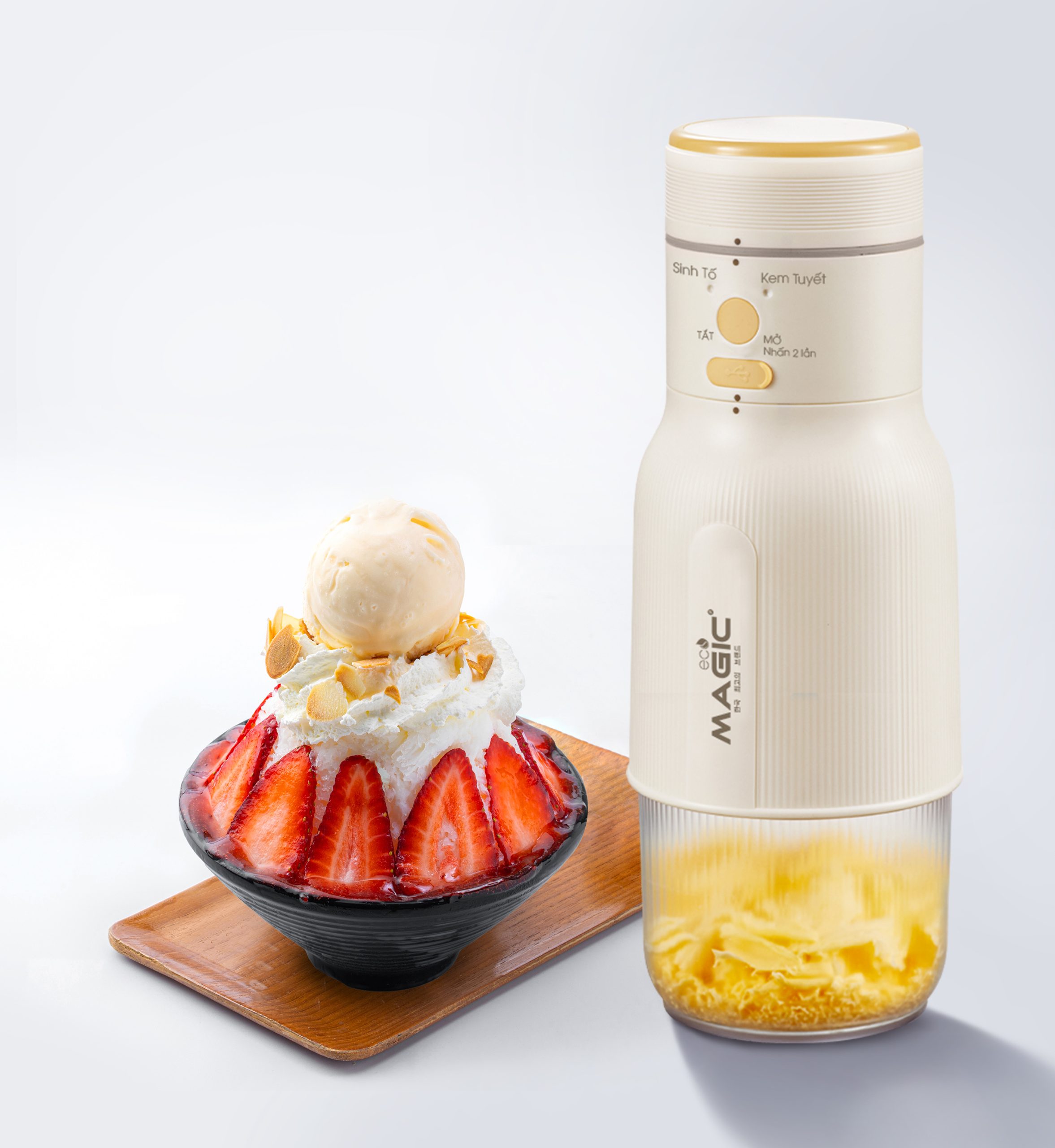 Máy xay sinh tố và làm kem tuyết Magic Eco AC-181