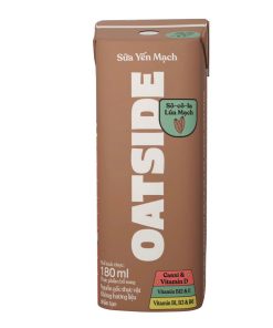 Sữa yến mạch OATSIDE vị Sô-cô-la lúa mạch Thùng 24 Hộp 180ml