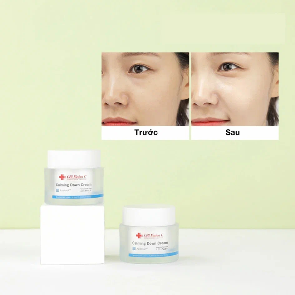 Kem dưỡng cấp ẩm & giảm ửng đỏ, dịu da Cell Fusion C Calming Down Cream 50ml