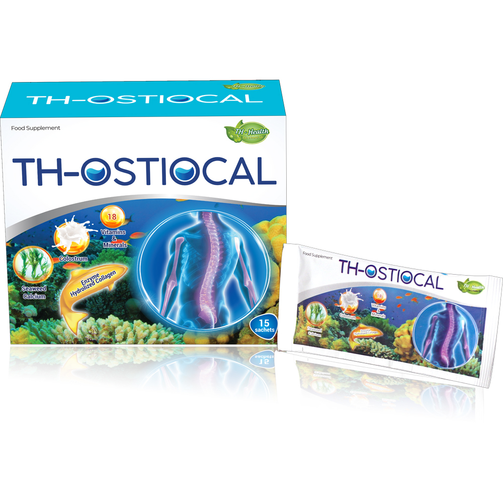 TH – Ostiocal bổ sung Canxi, Collagen hỗ trợ xương & răng chắc khỏe, hỗ trợ giảm nguy cơ còi xương ở trẻ em và nguy cơ loãng xương ở người cao tuổi