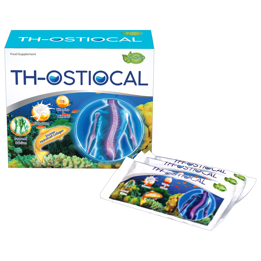 TH – Ostiocal bổ sung Canxi, Collagen hỗ trợ xương & răng chắc khỏe, hỗ trợ giảm nguy cơ còi xương ở trẻ em và nguy cơ loãng xương ở người cao tuổi