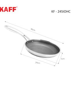Chảo inox đáy tổ ong chống dính KAFF KF – 245IOHC
