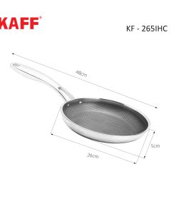 Chảo inox đáy tổ ong chống dính KAFF KF – 265IHC