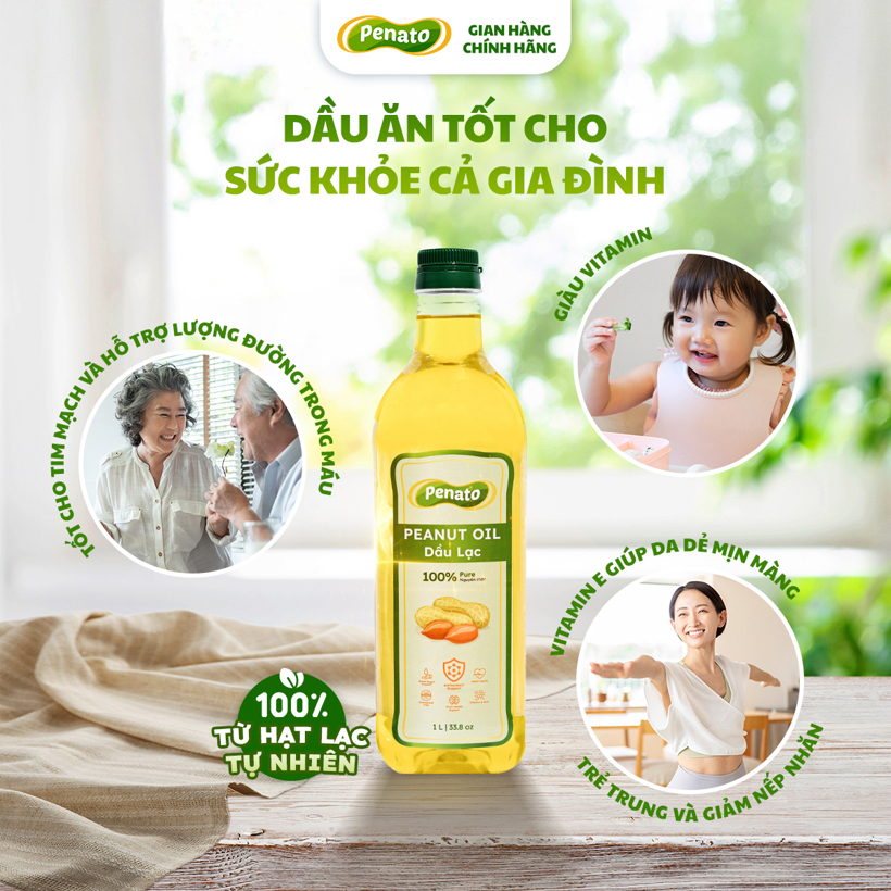 Dầu lạc PENATO (chai 1000ml)