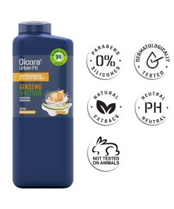 Sữa tắm Dicora Urban Fit Energy – Cỏ hương bài & nhân sâm (400ml)