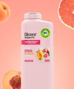 Sữa tắm Dicora Urban Fit Vitamin C – Cam quýt & đào (400ml)