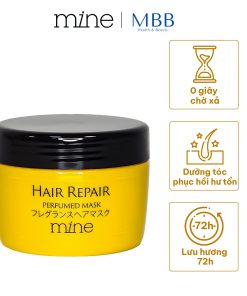 Mặt nạ ủ tóc phục hồi hư tổn nước hoa Mine 180g