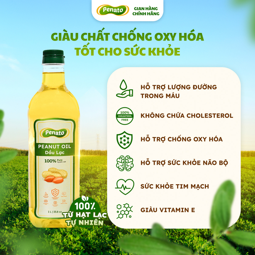 Dầu lạc PENATO (chai 1000ml)