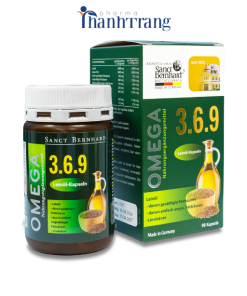 Viên uống Omega 369 hỗ trợ giảm cholesterol trong máu (hộp 90 viên)
