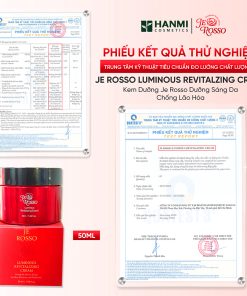 Kem dưỡng JE ROSSO bổ sung độ ẩm hỗ trợ làm mờ nếp nhăn 50ml – JE ROSSO Luminous Revitalizing Cream