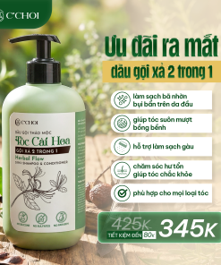 Dầu Gội Thảo Mộc Tóc Cài Hoa – Gội Xả 2 trong 1 C’Choi