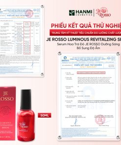 Serum JE ROSSO hỗ trợ dưỡng ẩm, giúp sáng và đều màu da 50ml – JE ROSSO Luminous Revitalizing Serum