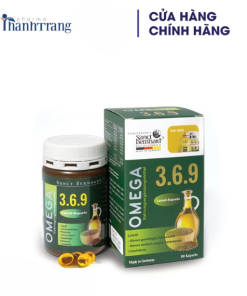 Viên uống Omega 369 hỗ trợ giảm cholesterol trong máu (hộp 90 viên)