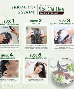 Dầu Gội Thảo Mộc Tóc Cài Hoa – Gội Xả 2 trong 1 C’Choi