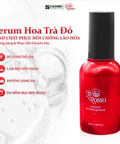 Serum JE ROSSO hỗ trợ dưỡng ẩm, giúp sáng và đều màu da 50ml – JE ROSSO Luminous Revitalizing Serum