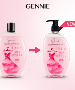Sữa Tắm Nước Hoa Nữ Dưỡng Da GENNIE LITTLE ROSE DRESS 450ml