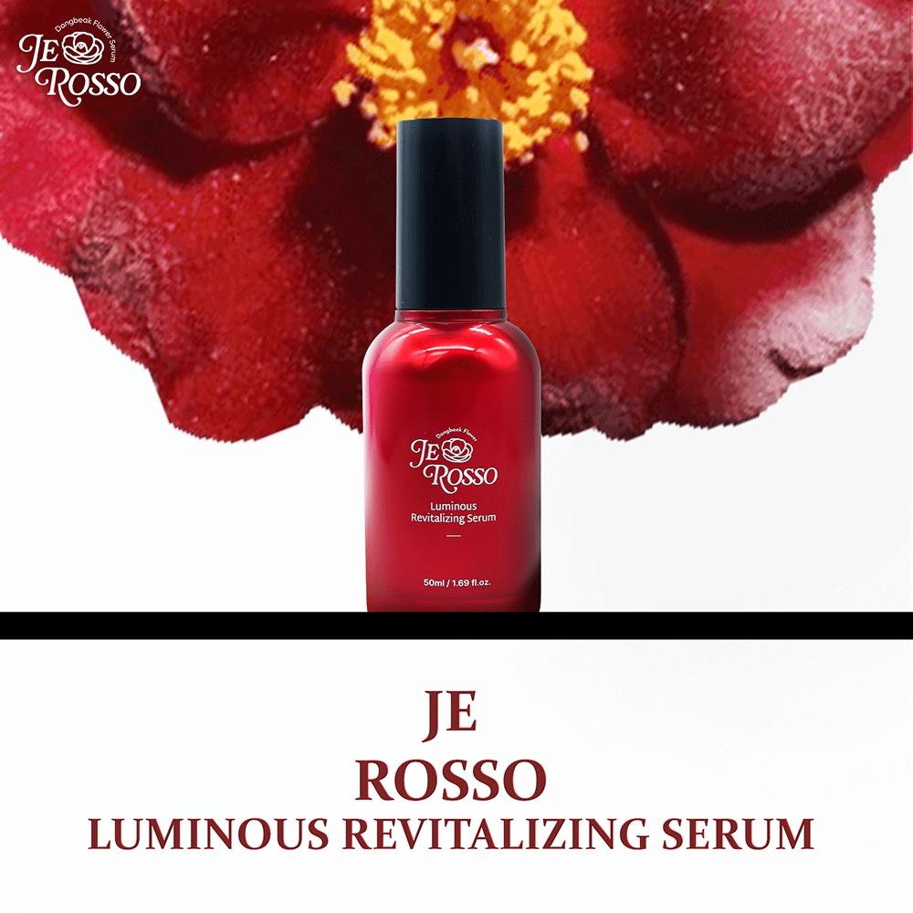 Serum JE ROSSO hỗ trợ dưỡng ẩm, giúp sáng và đều màu da 50ml – JE ROSSO Luminous Revitalizing Serum