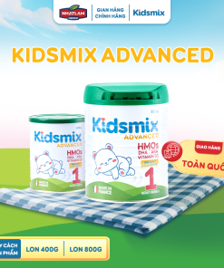 Sữa Bột Công Thức Kidsmix Advanced Số 1 800gr Dành Cho Bé Từ 0-12 Tháng Tuổi