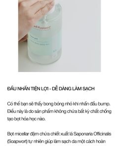 Nước Tẩy Trang Rửa Mặt Cấp Ẩm Cân Bằng độ pH Trên Da Cell Fusion C Low pH Pharrier Cleansing Water