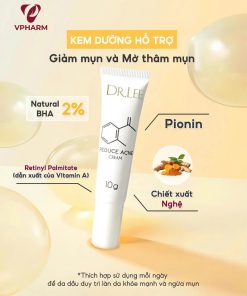 Kem dưỡng hỗ trợ giảm thâm mụn +Dr.lee 10g – Reduce Acne Cream