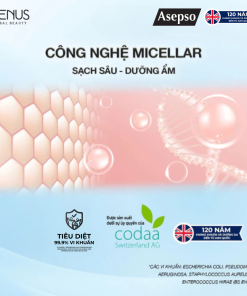 Nước rửa tay kháng khuẩn ASEPSO khử mùi không khô da Hương Chanh 250 ml