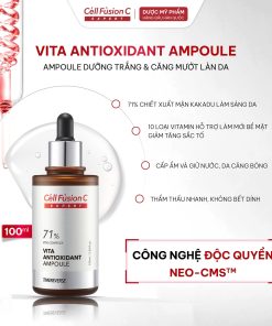 Ampoule Dưỡng Trắng Và Ngăn Ngừa Lão Hóa Cell Fusion C Expert Time Reverse Vita Antioxidant Ampoule 100ml