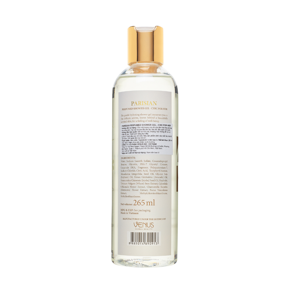 Sữa Tắm Nước Hoa Dưỡng Da Parisian Chic for Her 265ml