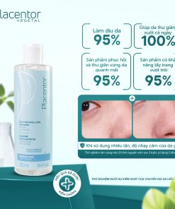 Nước tẩy trang làm dịu da nhạy cảm và vùng mắt công nghệ Micellar Placentor Soothing Micellar (Chai 250ml)