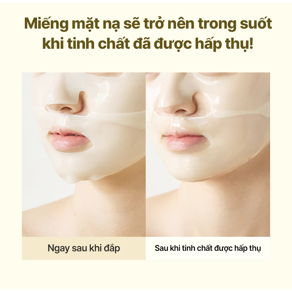Mặt nạ thạch quả yuja LUVUM Afterglow Yuja Gel Mask giúp dưỡng trắng da (hộp 5 miếng x 33g)