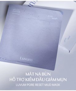 Mặt nạ bùn LUVUM Pore Reset Mud Mask giúp làm sạch thu nhỏ lỗ chân lông (miếng lẻ 16g)