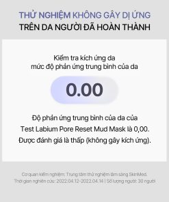 Mặt nạ bùn LUVUM Pore Reset Mud Mask giúp làm sạch thu nhỏ lỗ chân lông (miếng lẻ 16g)