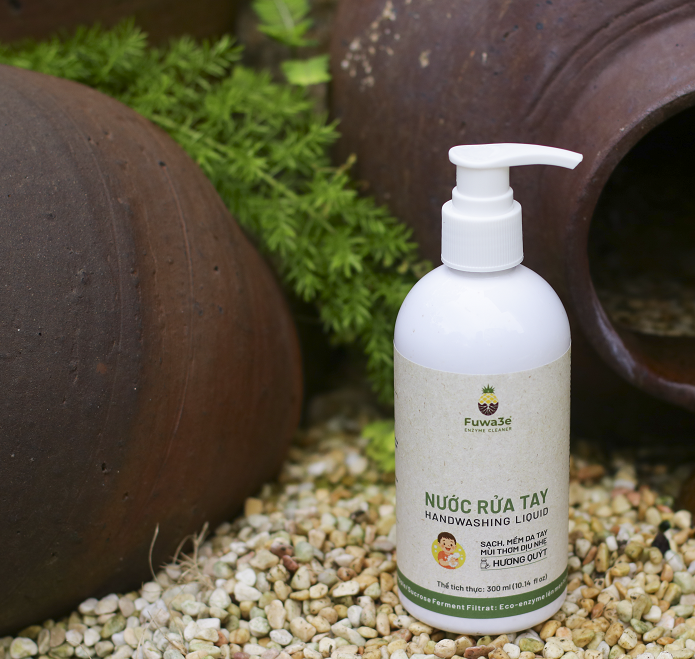 Nước rửa tay gel FUWA3E cho em bé sạch bay mùi tanh, diệt khuẩn 99% 300ml