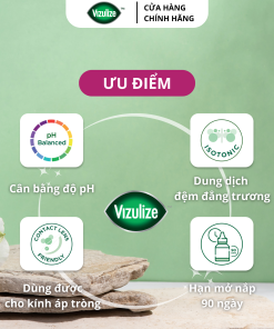 Dung dịch nhỏ mắt Vizulize giảm khô mắt