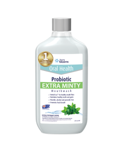 Nước súc miệng HENRY BLOOMS Probiotic Mouthwash mang lại hơi thở thơm mát chống hôi miệng hiệu quả (chai 375ml)