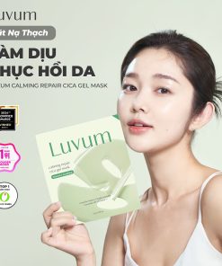 Mặt nạ thạch LUVUM Calming Repair Cica Gel Mask làm dịu da (miếng lẻ 33g)