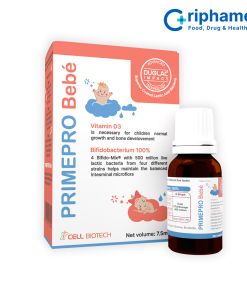 Men vi sinh PrimePro Bebé – Hỗ trợ phát triển toàn diện (Lọ 7,5ml)
