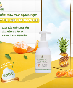 Nước rửa tay dạng bọt Fuwa3e – Bọt siêu mịn, hỗ trợ làm sạch nhanh hơn cho bé 3.8L