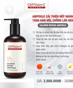 Salmon Repair Ampoule cải thiện nếp nhăn, tăng đàn hồi, ngăn ngừa lão hoá 300ml
