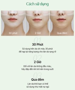 Mặt nạ LUVUM Green Citrus Vitamin C Gel Mask Plus giúp dưỡng sáng đều màu da (hộp 5 miếng x 33g)