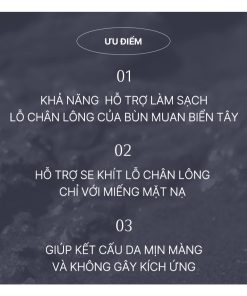 Mặt nạ bùn LUVUM Pore Reset Mud Mask giúp làm sạch thu nhỏ lỗ chân lông (hộp 5 miếng x 16g)