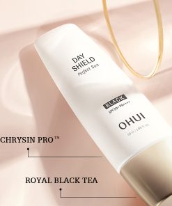 Kem chống nắng OHUI Black có UV cao, ngăn bụi bẩn, chống thấm nước, hút bã nhờn và là lớp trang điểm tự nhiên – 50ml