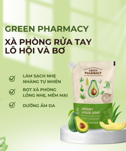Xà phòng rửa tay Green Pharmacy Lô hội và Bơ dạng túi 460ml