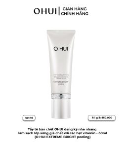 Tẩy tế bào chết OHUI dạng kỳ nhẹ nhàng làm sạch lớp sừng già chết với các hạt vitamin – 60ml