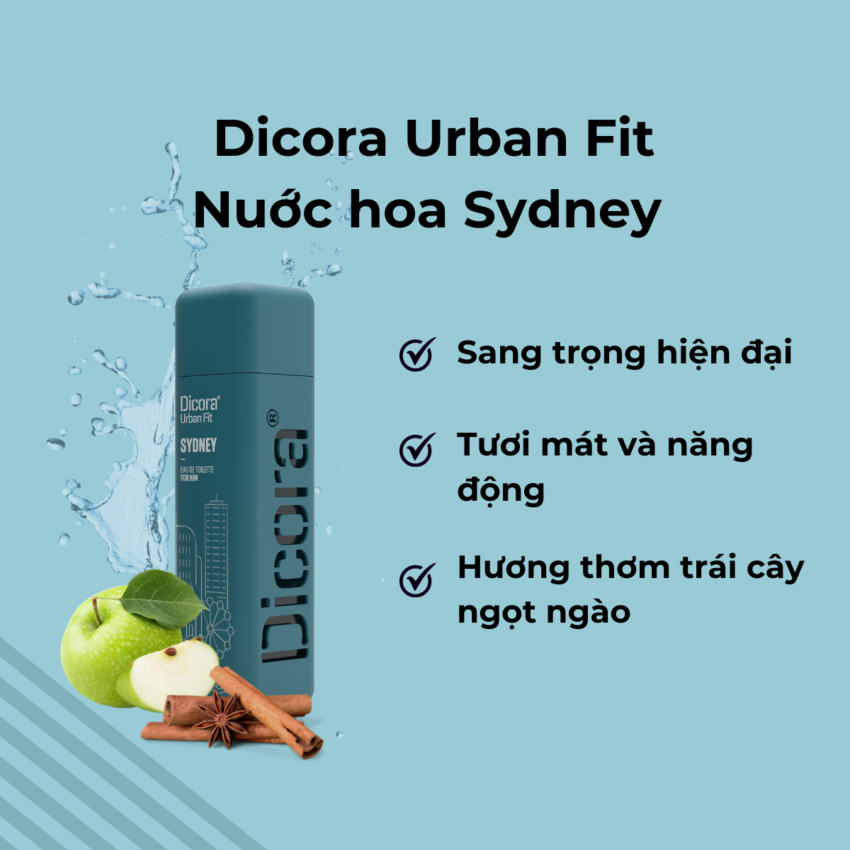 Nước hoa Dicora Urban Fit Sydney 100ml