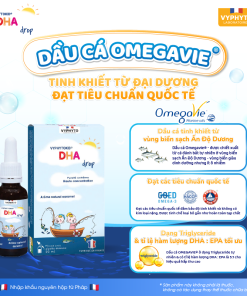Thực phẩm bảo vệ sức khỏe VYPHYTOKID DHA drop bổ sung DHA hàm lượng cao cho bé
