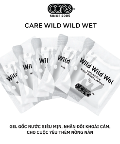 Gel bôi trơn wild wild wet (hộp 5 gói gel)