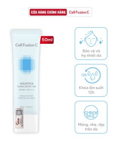 Kem chống nắng cấp ẩm, dịu da Cell Fusion C Aquatica Sunscreen 100 SPF 50+/ PA++++ 50ml