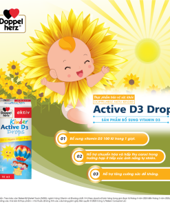 TPBVSK Doppelherz Aktiv Kinder Active D3 Drops hỗ trợ bổ sung Vitamin D3 cho trẻ