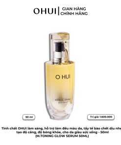 Tinh chất OHUI làm sáng, hỗ trợ làm đều màu da, tẩy tế bào chết dịu nhẹ, tạo độ căng, độ bóng khỏe, cho da giàu sức sống – 50ml